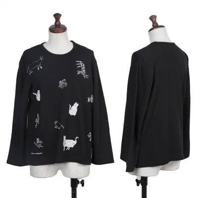 COMME des GARCONS Animal Printed Wool T Shirt