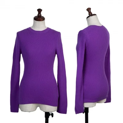 COMME des GARCONS Wool Rib Knit Sweater