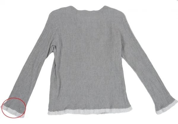 TSUMORI CHISATO Pleated Flare Sleeve T Shirt K-131816_011