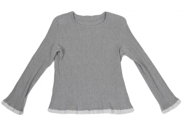 TSUMORI CHISATO Pleated Flare Sleeve T Shirt K-131816_002