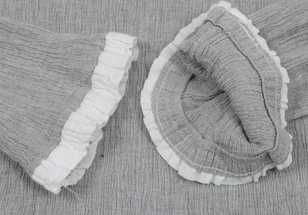 TSUMORI CHISATO Pleated Flare Sleeve T Shirt K-131816_007