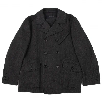 COMME des GARCONS HOMME Wool Linen Double Jacket