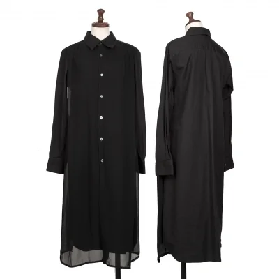 COMME des GARCONS Chiffon Switching Shirt Dress