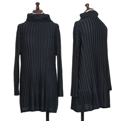 PLEATS PLEASE High Neck T-Shirt