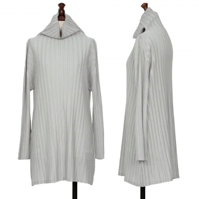 PLEATS PLEASE Turtle Neck Flare T Shirt
