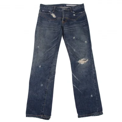 sunaokuwahara Hard Crush Back Double Pocket Jeans