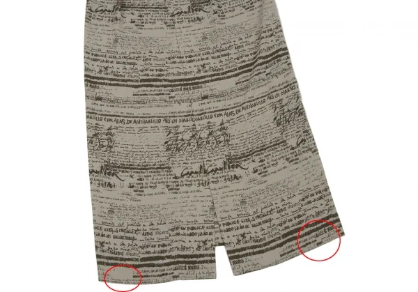 Jean Paul GAULTIER CLASSIQUE Lettering Print Dress K-132024_012