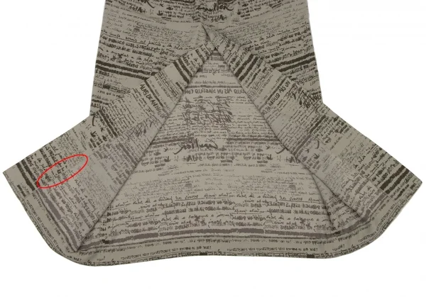 Jean Paul GAULTIER CLASSIQUE Lettering Print Dress K-132024_015