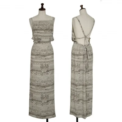 Jean Paul GAULTIER CLASSIQUE Lettering Print Dress