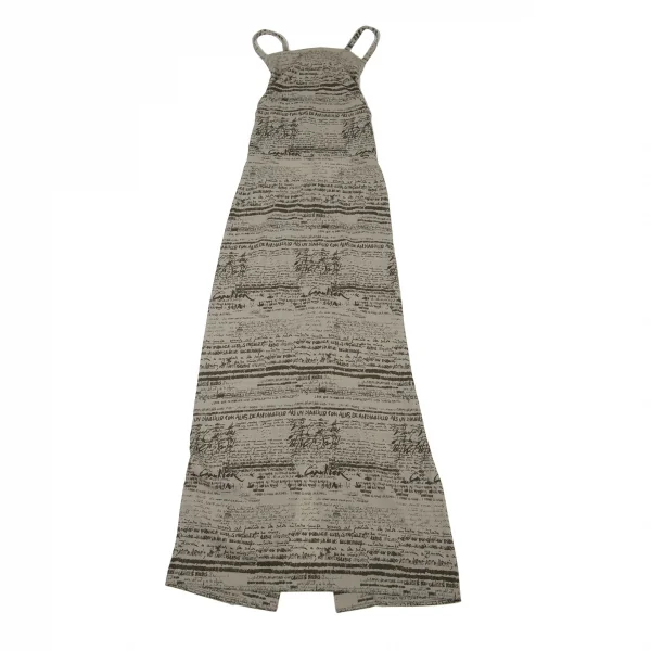 Jean Paul GAULTIER CLASSIQUE Lettering Print Dress K-132024_002