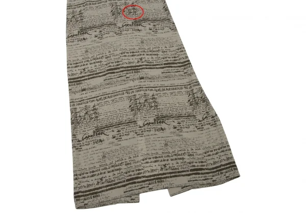 Jean Paul GAULTIER CLASSIQUE Lettering Print Dress K-132024_006