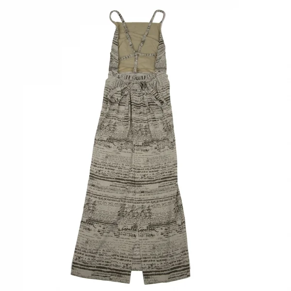 Jean Paul GAULTIER CLASSIQUE Lettering Print Dress K-132024_008