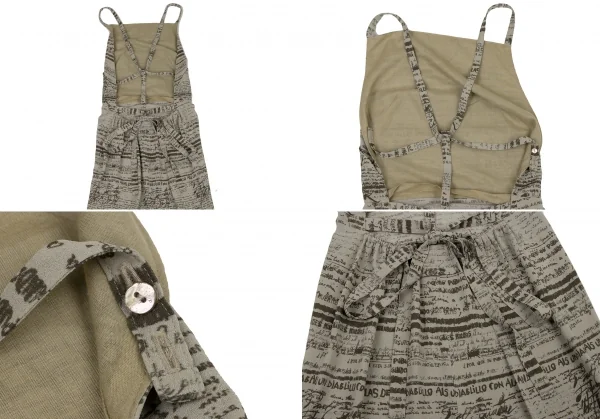 Jean Paul GAULTIER CLASSIQUE Lettering Print Dress K-132024_009