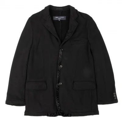 COMME des GARCONS HOMME Velor Piping Dyed Cotton Jacket