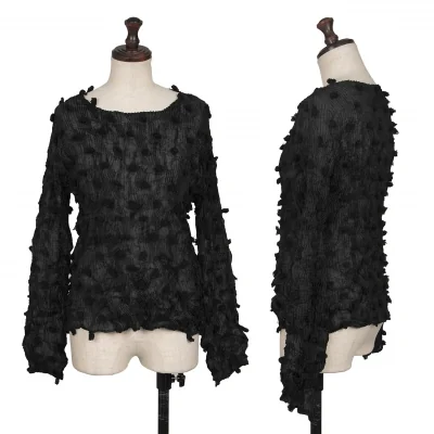 Unbranded Wrinkle Pleats Decoration T Shirt
