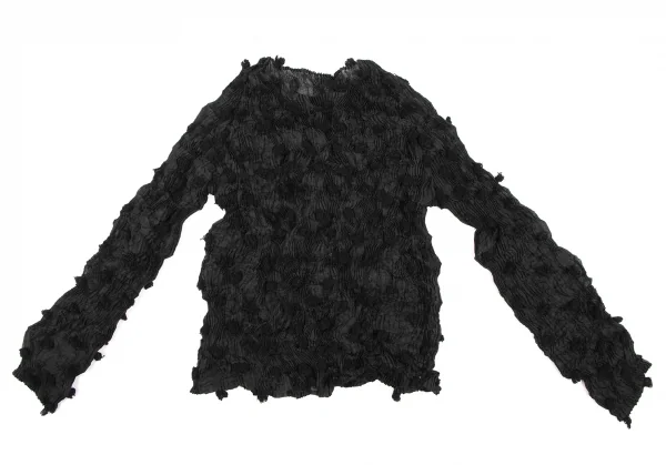 Unbranded Wrinkle Pleats Decoration T Shirt K-132098_002