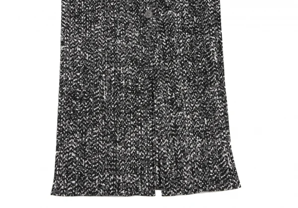 PLEATS PLEASE Mottled Print Sleeveless Dress K-132113_012