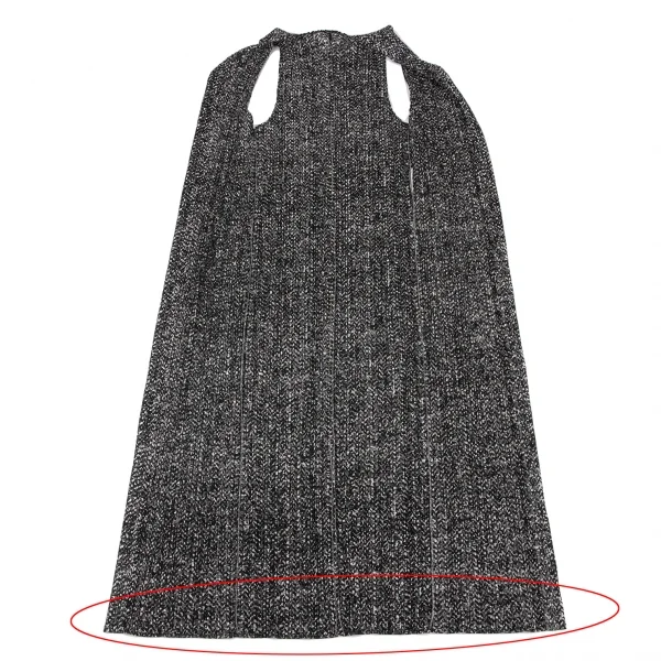 PLEATS PLEASE Mottled Print Sleeveless Dress K-132113_013