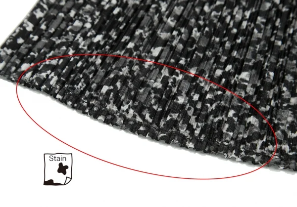 PLEATS PLEASE Mottled Print Sleeveless Dress K-132113_014