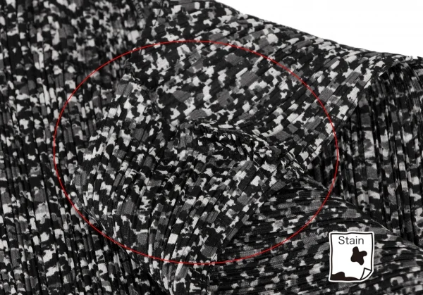 PLEATS PLEASE Mottled Print Sleeveless Dress K-132113_006