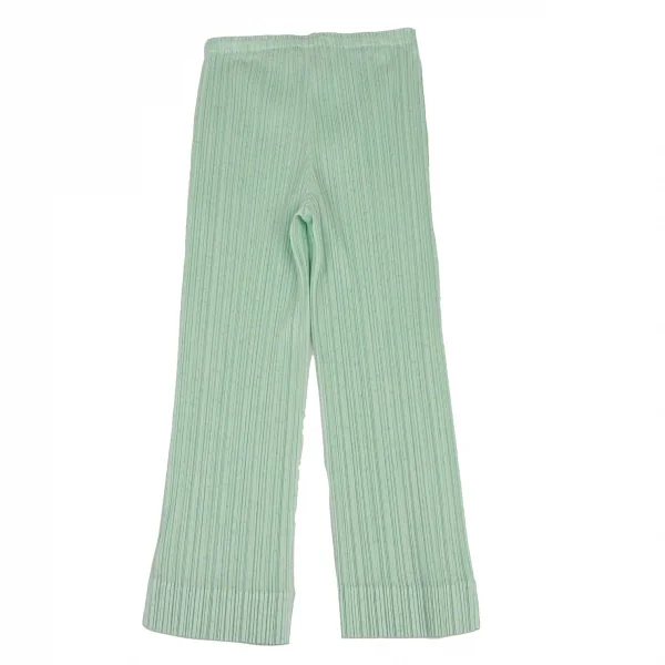 プリーツプリーズPLEATS PLEASE まだらプリントプリーツパンツ S