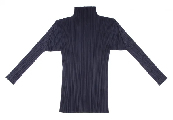 PLEATS PLEASE Pleated Turtle Neck T Shirt K-132161_002
