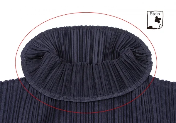 PLEATS PLEASE Pleated Turtle Neck T Shirt K-132161_004