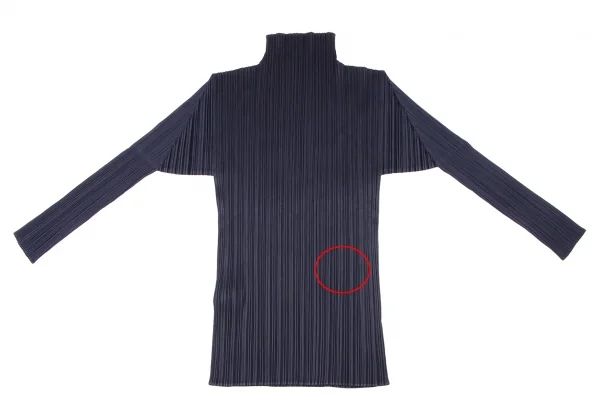 PLEATS PLEASE Pleated Turtle Neck T Shirt K-132161_009