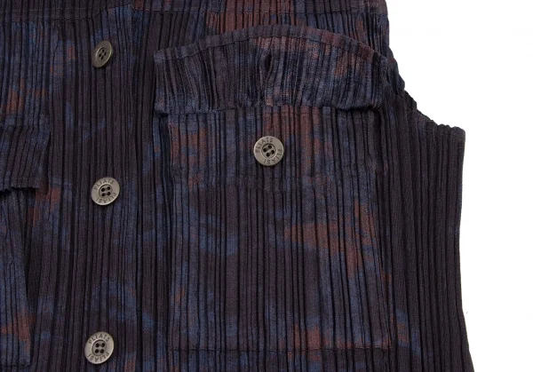 PLEATS PLEASE Pocket Design Sleeveless Shirt & Skirt K-132167_007