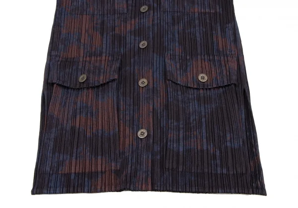 PLEATS PLEASE Pocket Design Sleeveless Shirt & Skirt K-132167_008