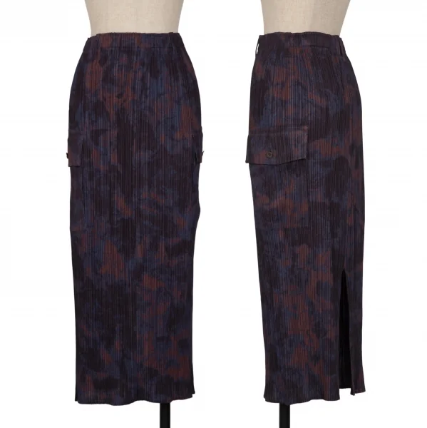 PLEATS PLEASE Pocket Design Sleeveless Shirt & Skirt K-132167_012