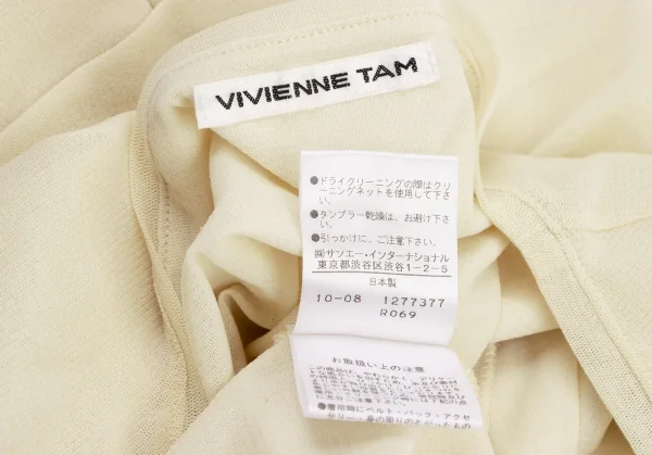 VIVIENNE TAM Layer Net Long Sleeve T Shirt  K-132189_014