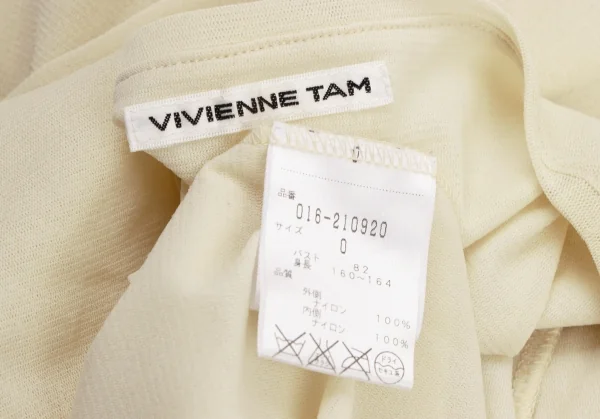 VIVIENNE TAM Layer Net Long Sleeve T Shirt  K-132189_015