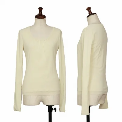 VIVIENNE TAM Layer Net Long Sleeve T Shirt 