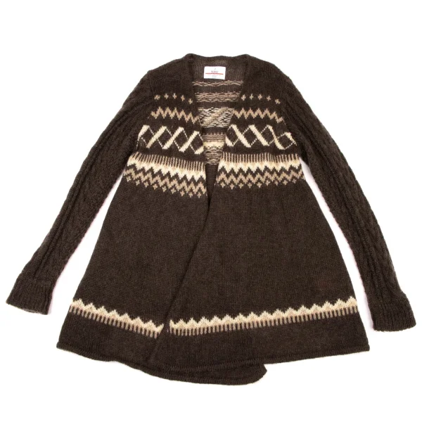 WHIZLIMITED Mohair Knit Cardigan Brown L K-132206_001