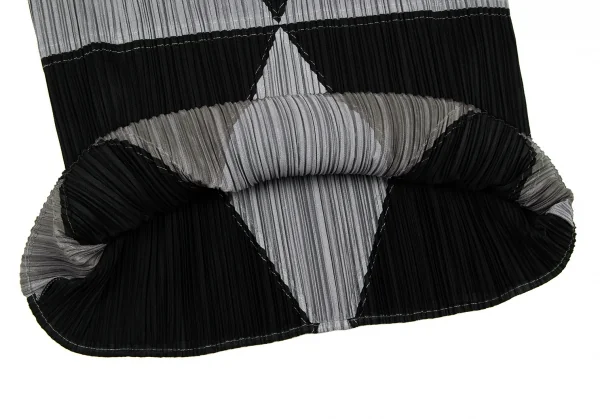 PLEATS PLEASE Geometric Switching T Shirt & Skirt K-132227_009