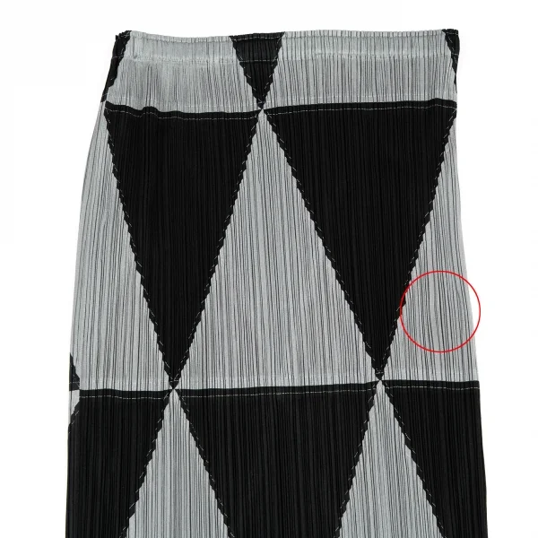 PLEATS PLEASE Geometric Switching T Shirt & Skirt K-132227_013