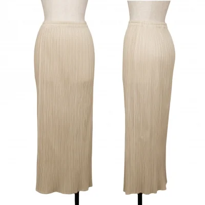 PLEATS PLEASE Pleated Long Skirt