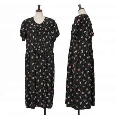 PINK HOUSE Frill Floral Printed Dress