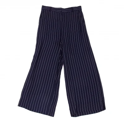 MACPHEE Striped Wide Pants