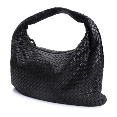 BOTTEGA VENETA Hobo Intrecciato Leather Hand Bag