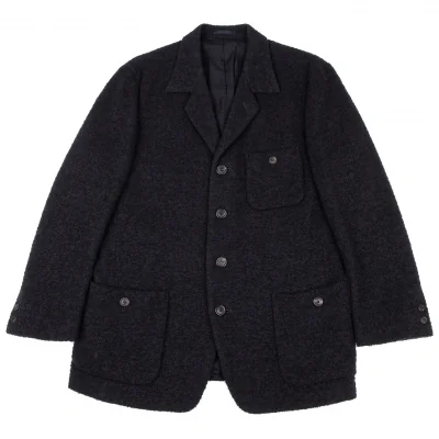ISSEY MIYAKE MEN Wool Poly Knit Jacket