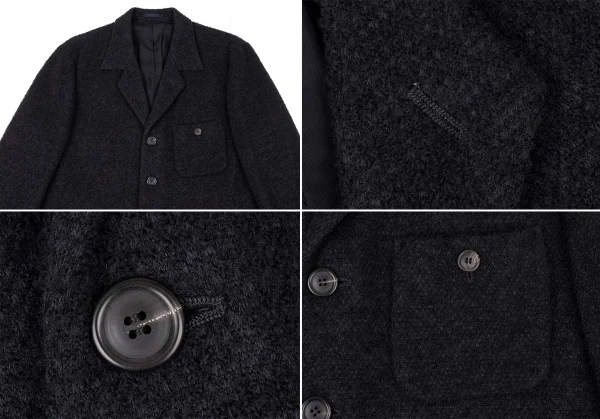 ISSEY MIYAKE MEN Wool Poly Knit Jacket & Pants K-132300_003