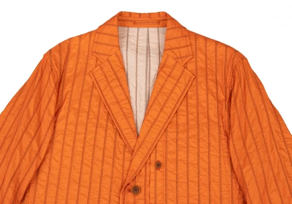 ISSEY MIYAKE MEN Stitch Stripe Nylon Jacket K-132304_002