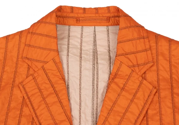 ISSEY MIYAKE MEN Stitch Stripe Nylon Jacket K-132304_003