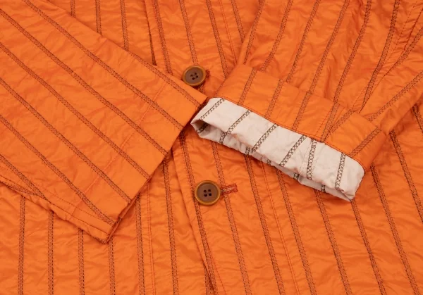 ISSEY MIYAKE MEN Stitch Stripe Nylon Jacket K-132304_007