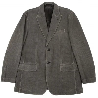 ISSEY MIYAKE MEN Paper Blended Wool Jacket