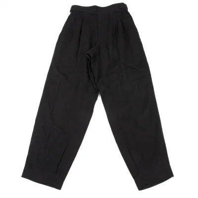 ISSEY MIYAKE MEN Waist Belted Cotton Pants