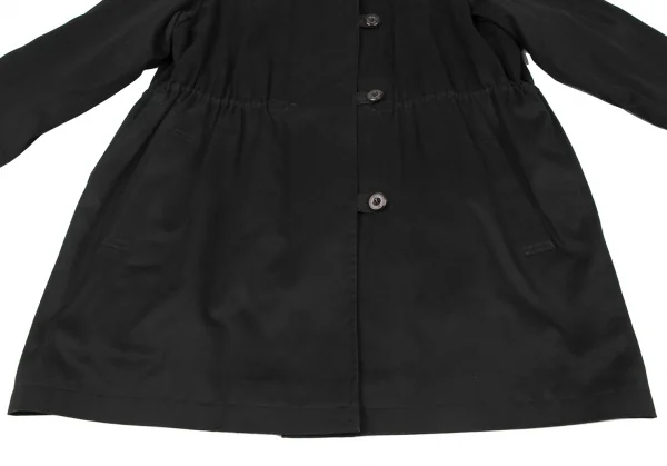 バーバリーズBurberrys' 裏ノバチェックライナーハーフコート 黒M位 K-132346_010