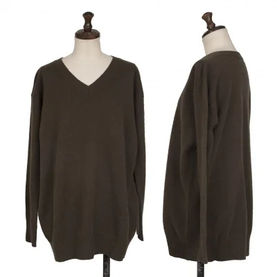 zucca Wool V-neck Knit Sweater